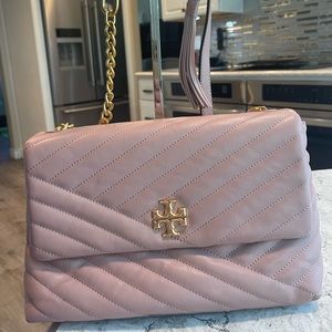 Tory Burch Kira Chevron Convertible Leather Shoulder Bag